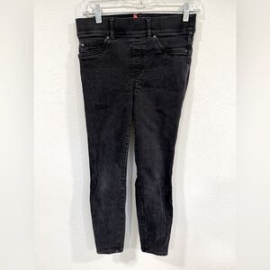 Spanx Ankle Skinny Jeans Women’s Black Stretch Pull On, Size Small Petite
